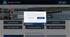 Desktop Screenshot of poole.gov.uk