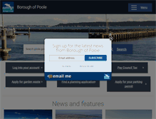 Tablet Screenshot of poole.gov.uk