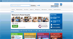 Desktop Screenshot of poole.nhs.uk