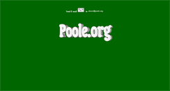 Desktop Screenshot of poole.org