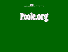Tablet Screenshot of poole.org